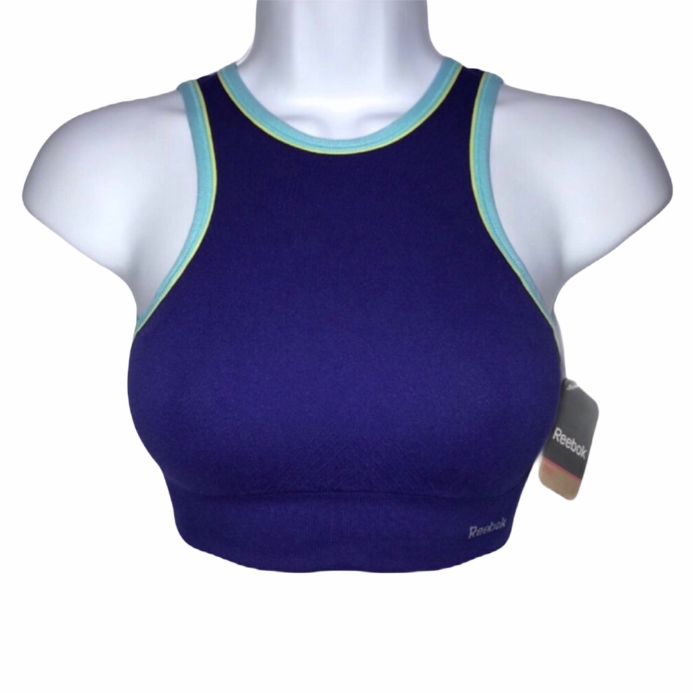 NWT Reebok Royal Blue Sports Bra Small